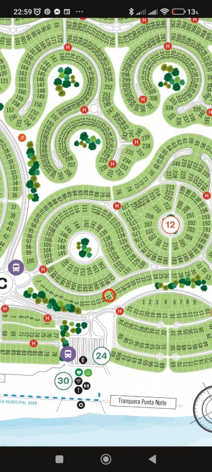 Venta de lote en Costa Esmeralda Residencial 2
