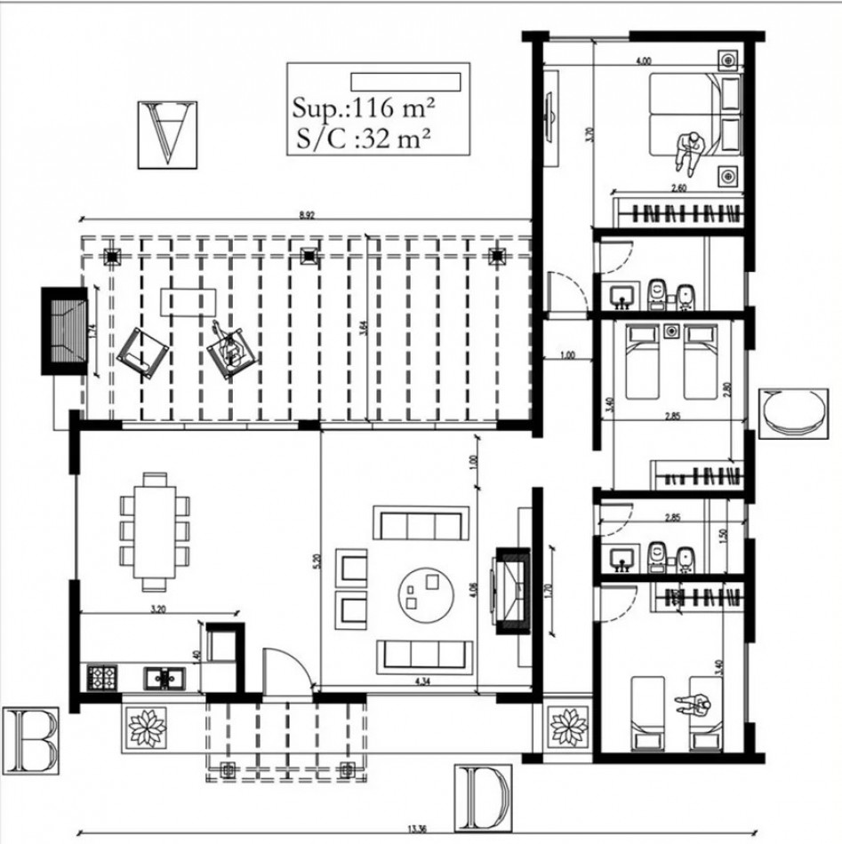 Casa en venta estilo campo costa esmeralda deportiva