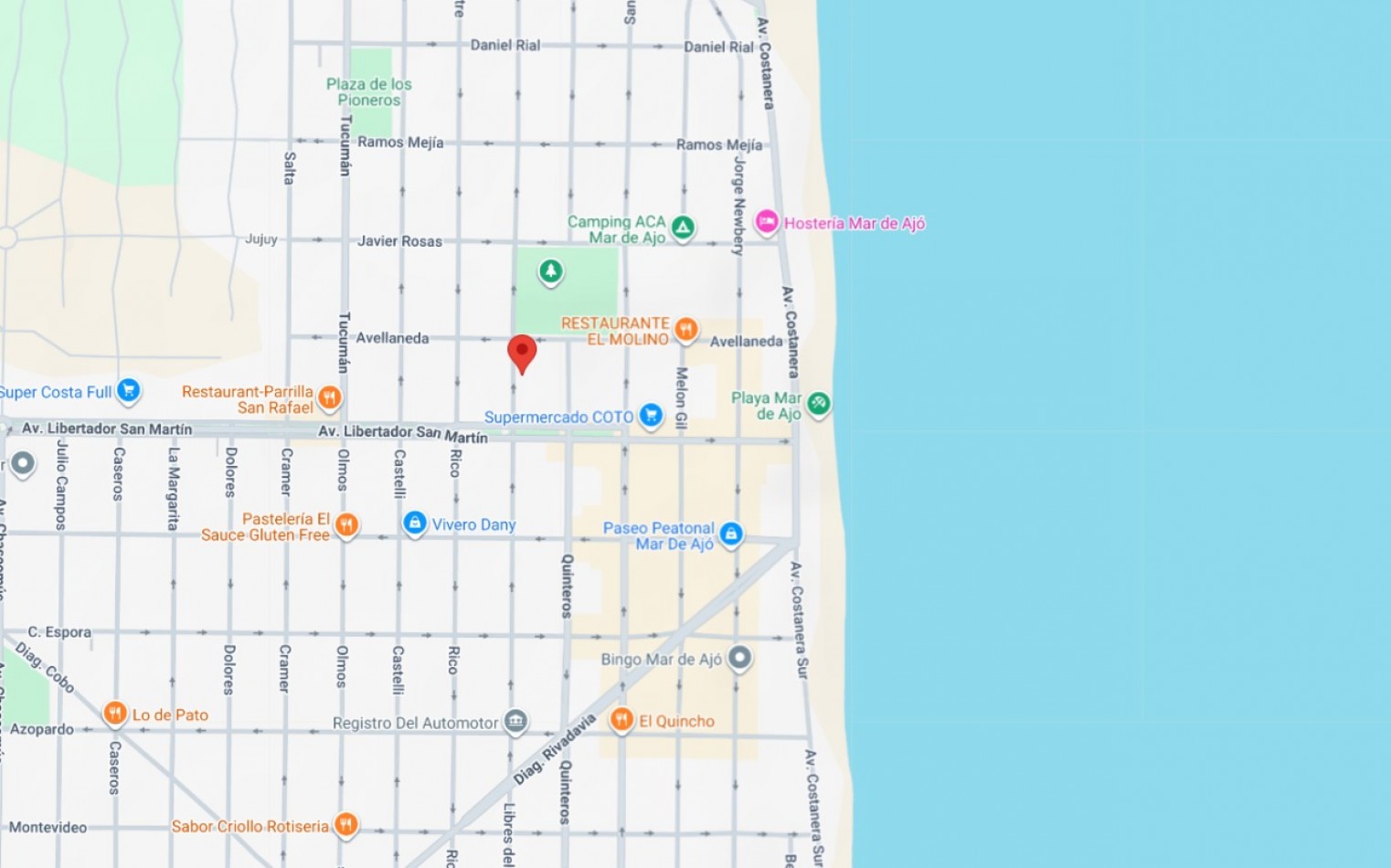 Departamento en venta en Mar de Ajo 3 ambientes.