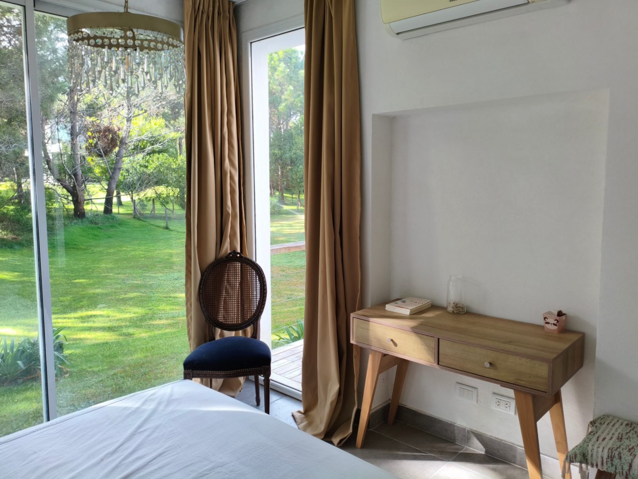 Casa alquiler Costa Esmeralda Residencial 3 dorm. jardin