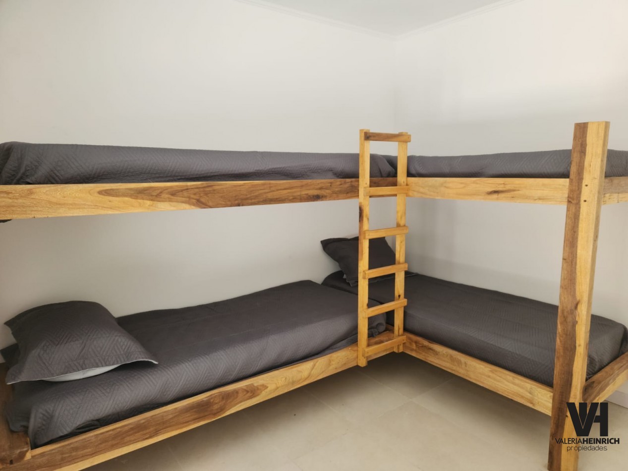 Alquiler Costa Esmeralda Senderos 2. 4 dorm.