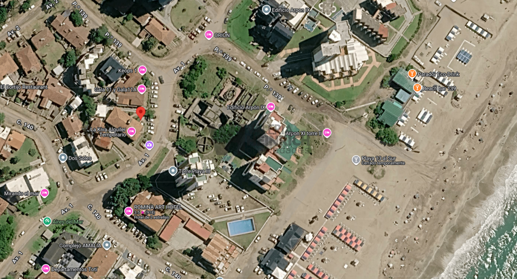 Venta departamento en Villa Gesell Sur 2 ambientes permuta oportunidad