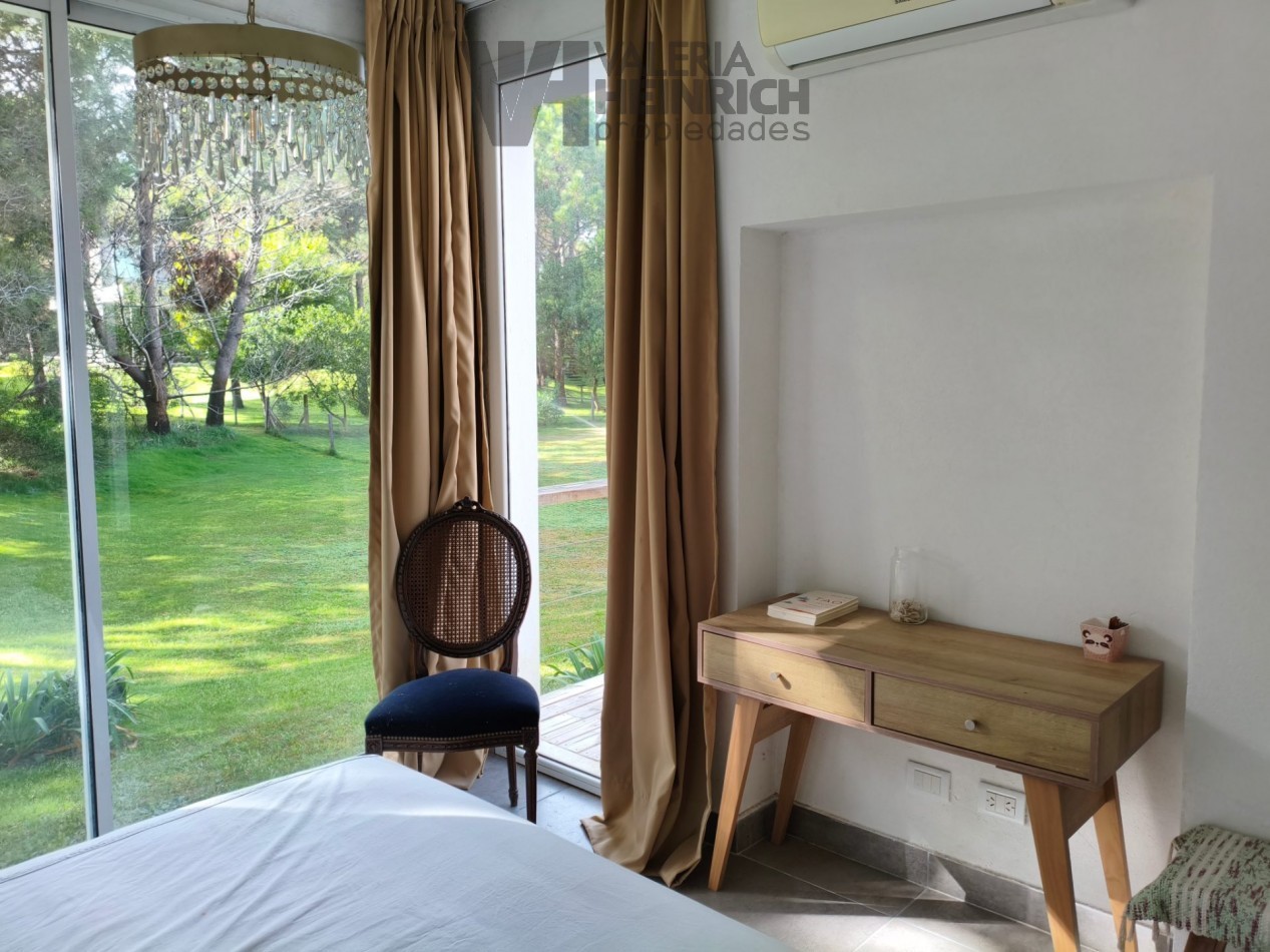 Casa alquiler Costa Esmeralda Residencial 3 dorm. jardin